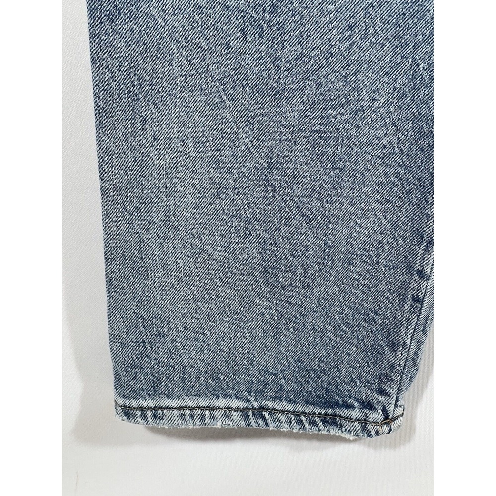 Lucky Brand Drew Mom Jeans Womens 8 29 Blue Denim High Rise Embroidered Retro - Picture 14 of 16